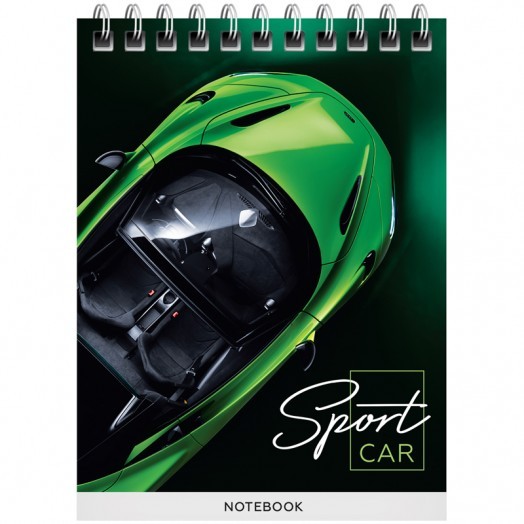 Блокнот А6 40л. на гребне ArtSpace "Гонки. Sport cars"