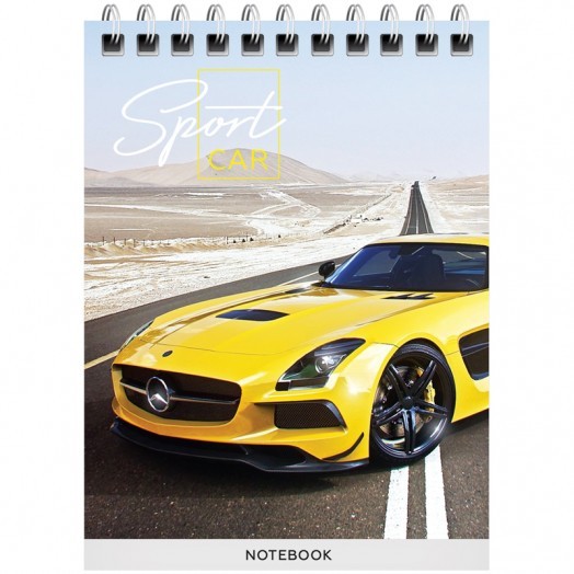 Блокнот А6 40л. на гребне ArtSpace "Гонки. Sport cars"