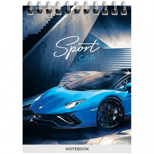 Блокнот А6 40л. на гребне ArtSpace "Гонки. Sport cars"