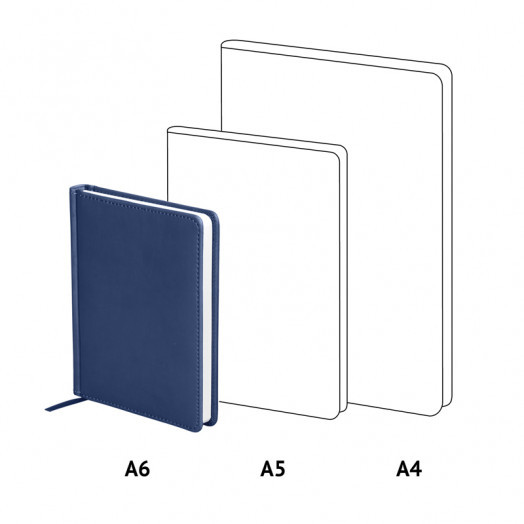 Ежедневник датированный 2023г., А6, 176л., кожзам, OfficeSpace "Winner", темно-синий