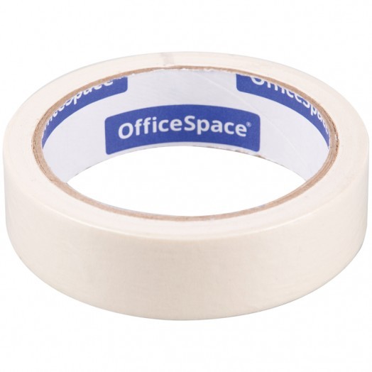 Клейкая лента малярная OfficeSpace, 25мм*25м, ШК