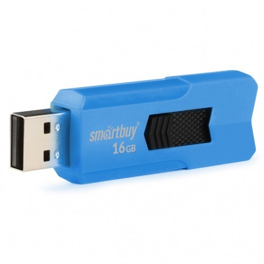 Память Smart Buy "Stream"  16GB, USB 2.0 Flash Drive, синий