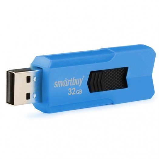 Память Smart Buy "Stream"  32GB, USB 2.0 Flash Drive, синий