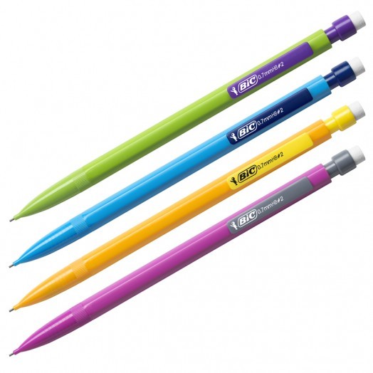 Карандаш механический Bic "Matic Fun", 0,7мм, с ластиком, ассорти