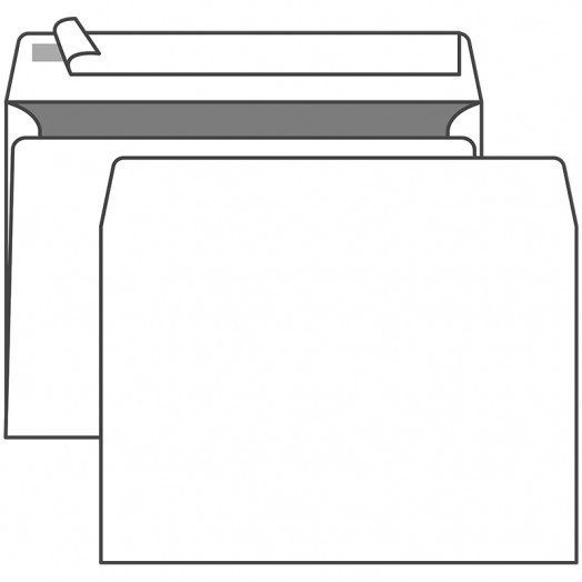 Конверт C4, KurtStrip, 229*324мм, б/подсказа, б/окна, отр. лента, внутр. запечатка