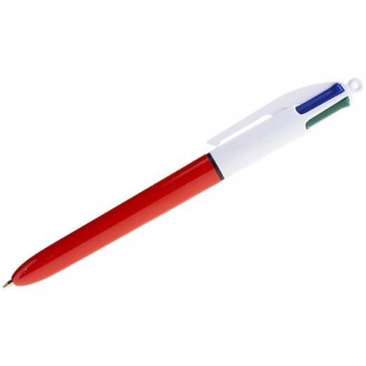 Ручка шариковая автоматическая Bic "4Colors" 4цв., 0,8мм, классические цвета