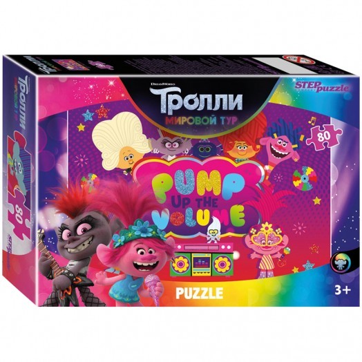 Пазл   80 эл. Step Puzzle "DreamWorks. Trolls 2", ассорти