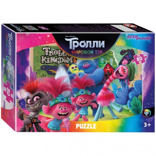 Пазл   80 эл. Step Puzzle "DreamWorks. Trolls 2", ассорти