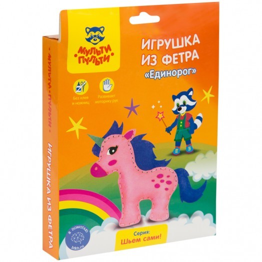 Игрушка из фетра Мульти-Пульти "Единорог"