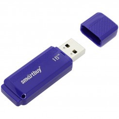 Память Smart Buy "Dock"  16GB, USB 2.0 Flash Drive, синий