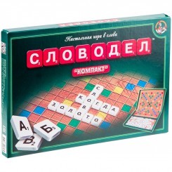 Игра настольная Десятое королевство "Словодел Компакт",15*15 см, картонная коробка