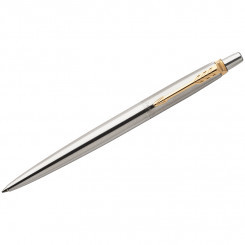 Ручка шариковая Parker "Jotter Stainless Steel GT" синяя, 1,0мм, кнопочн., подар. уп.