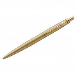 Ручка шариковая Parker "Jotter XL Monochrome 2020 Gold " синяя, 1,0мм, кнопочн., подар. уп.