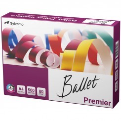 Бумага Ballet "Premier" А4, 80г/м2, 500л., 162%